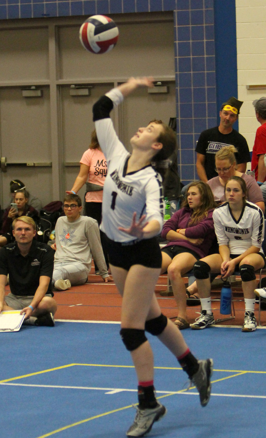 Prep volleyball sprawl at UW-Stout 8-31-19